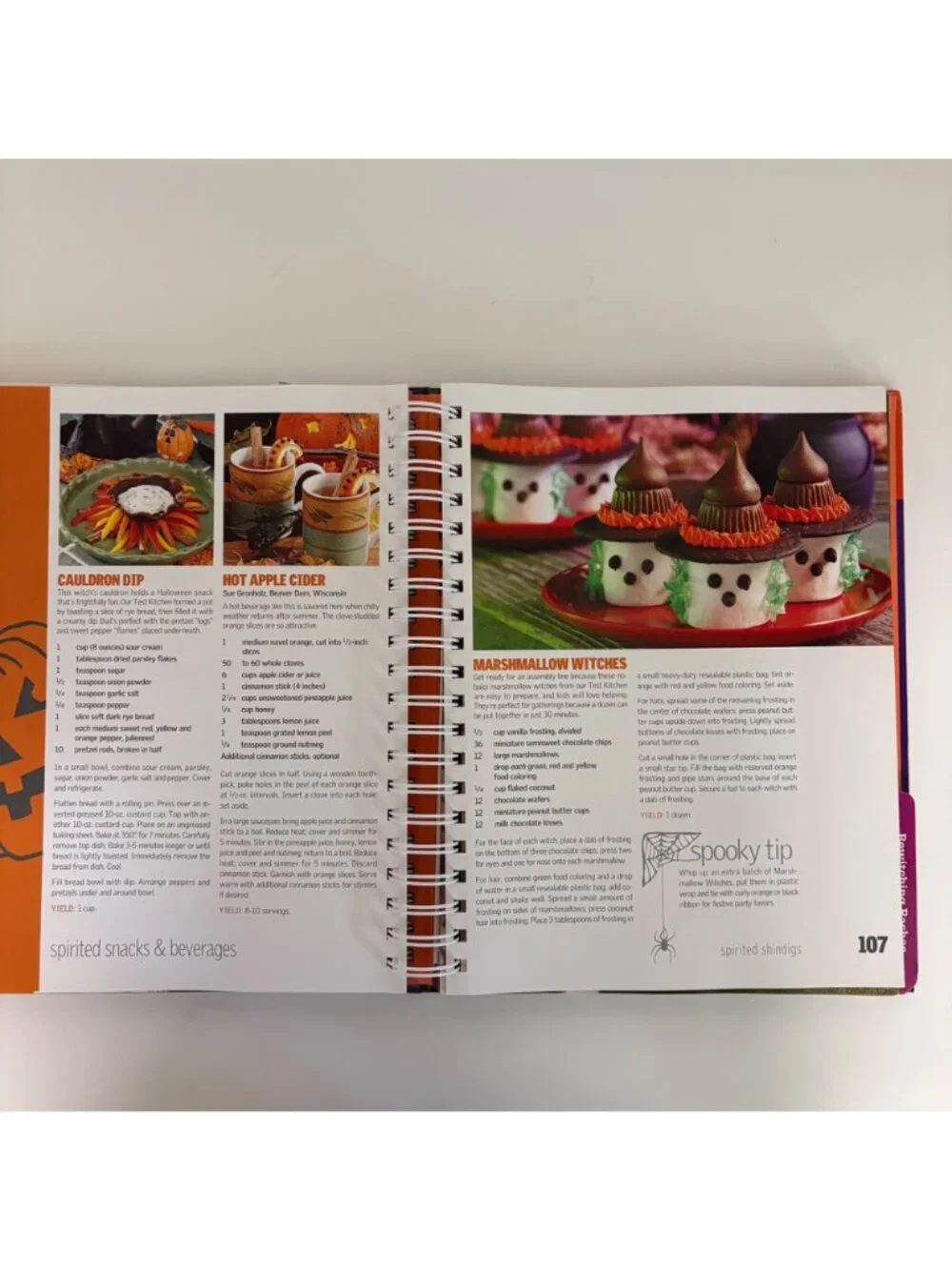 Taste of Home Halloween Party Favorites CookBook 293 Recipes Crafts 3 Books in 1